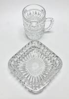 Блюдо пепельница + кружка пивная, хрусталь, СССР