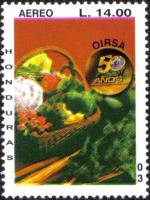 (№2003-1710) Марка Гондурас 2003 год "50 Aniversario де ОИРСА", Гашеная