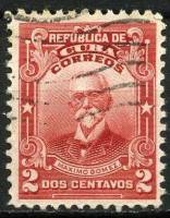 (№16) Марка Куба 1911 год "Максимо Гомес", Гашеная