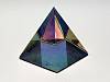 Сувенир пирамида хрусталь разноцветная Австрия новая в коробке