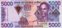  Банкнота Сьерра-Леоне 2006 год 5 000     UNC