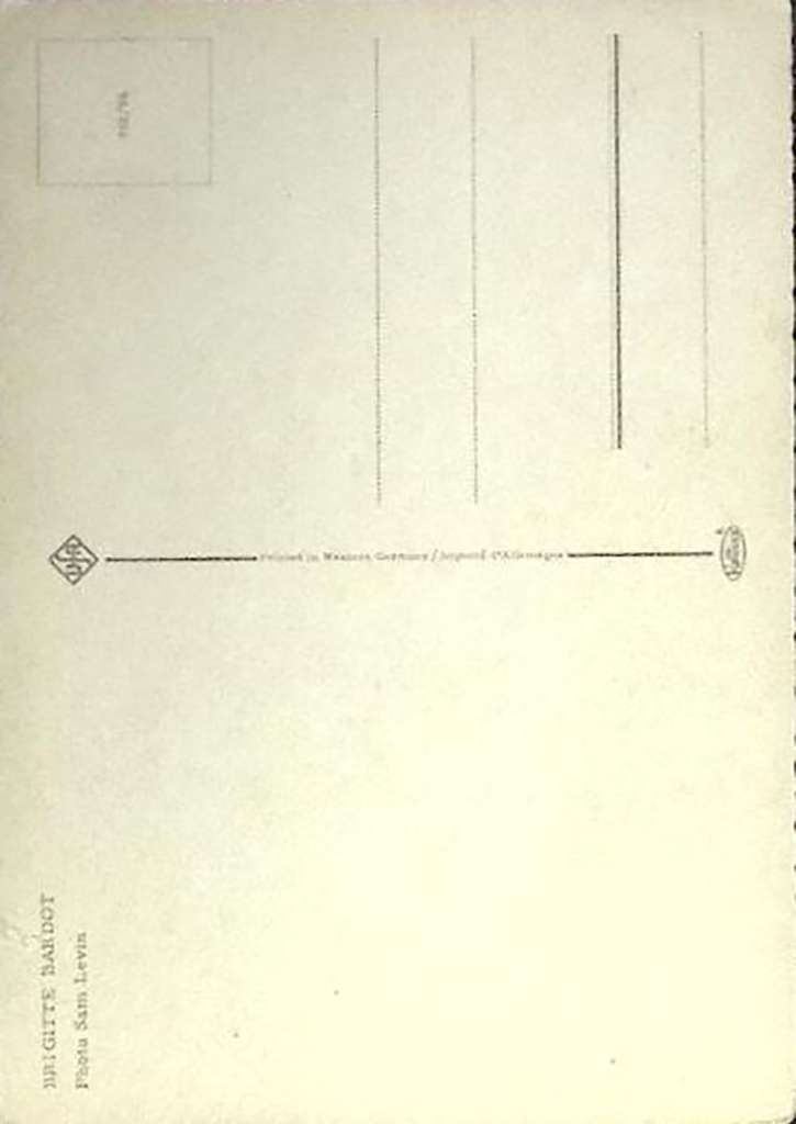 Открытка "Бриджит Бардо"