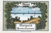 (№1922P-1a) Банкнота Мемель 1922 год "50 Pfennig "Немецкий пфенинг"