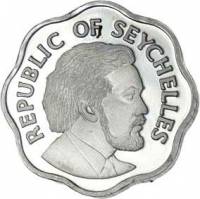 (№1976km22) Монета Сейшельские острова 1976 год 5 Cents (Декларация Независимости)
