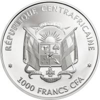 () Монета Центрально-Африканская Республика 2013 год 10000  ""   Биметалл (Серебро - Ниобиум)  UNC