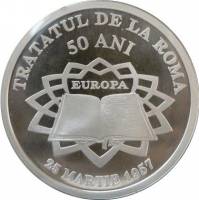 () Монета Румыния 2007 год 10  ""   Биметалл (Серебро - Ниобиум)  AU