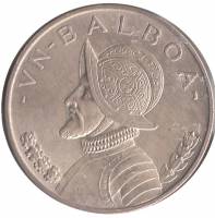 () Монета Панама 1947 год 1 бальбоа ""    UNC