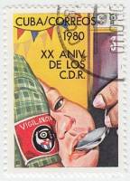 (1980-057) Марка Куба "Вакцинация"    20 лет Комитета защиты революции III Θ