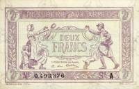 (№1917P-M3) Банкнота Франция 1917 год "2 Francs"