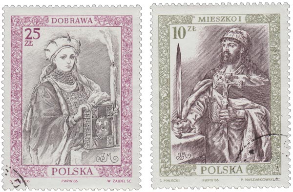 (1986-) Марка Польша &quot;&quot;      III не использовать Θ