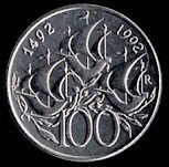 () Монета Сан-Марино 1992 год 100  ""   Никель  UNC