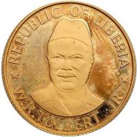 () Монета Либерия 1976 год 200  ""   Биметалл (Платина - Золото)  UNC