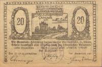 (№1920) Банкнота Австрия 1920 год "20 Heller"