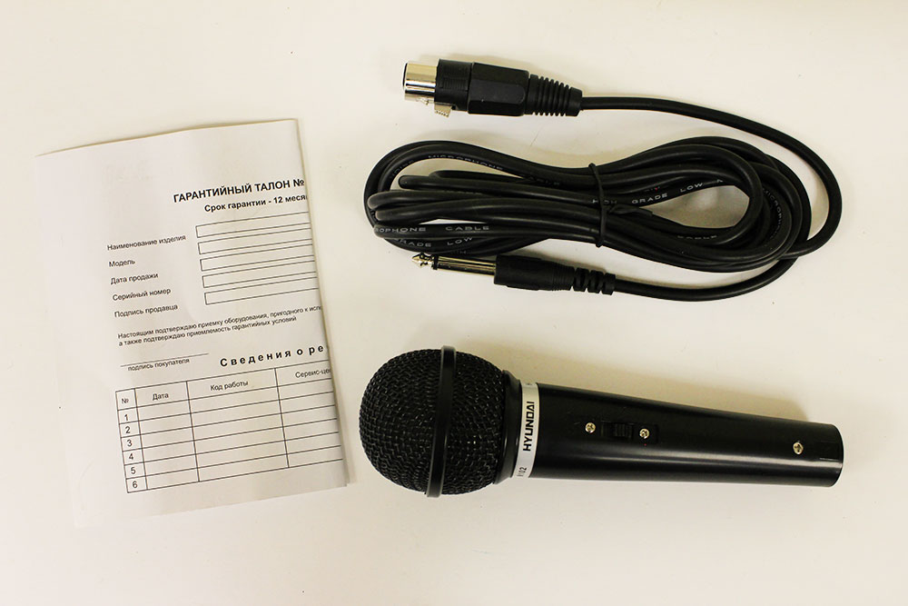 Микрофон HYNDAI H-DM102 с комплектующими (состояние на фото)