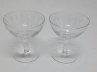 Набор рюмок, 2 шт., стекло, СССР (сост. на фото)