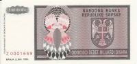 (,) Банкнота Босния и Герцеговина 1993 год 10 000 000 000 динар    UNC