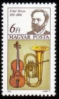(1985-046) Марка Венгрия "Ференц Эркель"    Международный год музыки. Композитры II Θ