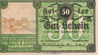 (№1920) Банкнота Австрия 1920 год "50 Heller"