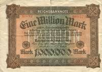 (1923) Банкнота Германия 1923 год 1 000 000 марок  2-й выпуск  F