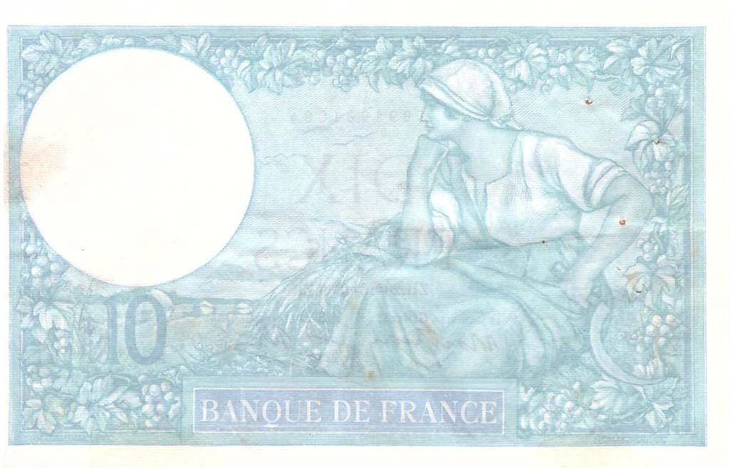 (№1939P-84a.9) Банкнота Франция 1939 год &quot;10 Francs&quot;
