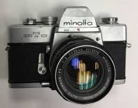 Фотоаппарат Minolta SRT101 1:2, Япония, Не рабочий (сост. на фото)