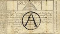 () Банкнота Исландия 1794 год 1  ""   UNC
