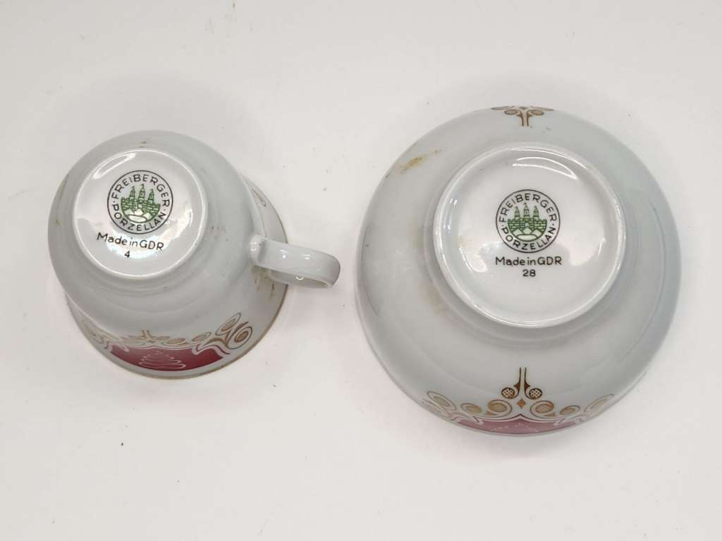 Пиала и Чашка кофейная фарфор ГДР