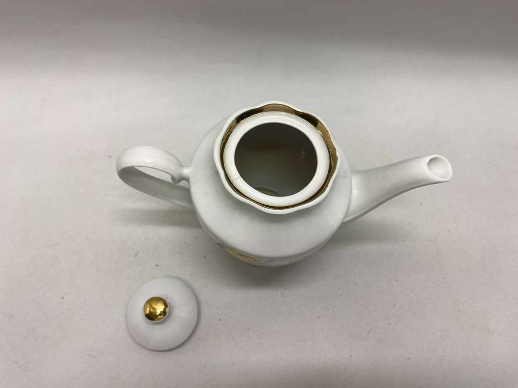 Чайник кофейник фарфор Рига СССР