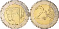 (007) Монета Люксембург 2009 год 2 евро "Герцогиня Шарлотта"  Биметалл  UNC