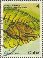 (1984-074) Марка Куба "Кубинская квакша"    Фауна II Θ