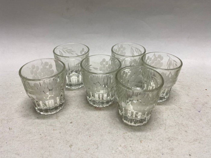 Рюмки лазерная гравировка СССР, 6 шт