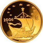 (№2006km289) Монета Италия 2006 год 50 Euro (Искусства в Европе - Equastrianism, Греция)