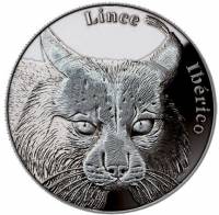 (2016) Монета Португалия 2016 год 5 евро "Пиренейская рысь"  Медь-Никель  UNC