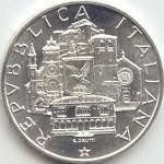 () Монета Италия 1985 год 500  ""   Биметалл (Серебро - Ниобиум)  UNC