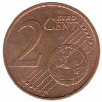 (2002) Монета Австрия 2002 год 2 цента   Сталь, покрытая медью  XF