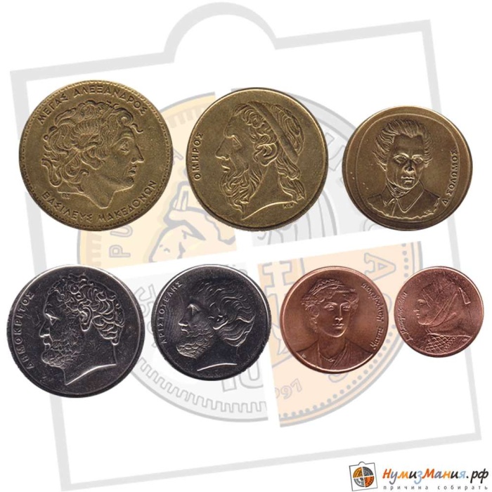 () Монета Греция 1988 год ""   