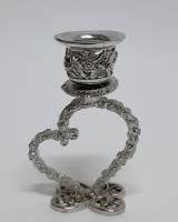 Подсвечник, металл, высота 10 см. (сост. на фото)