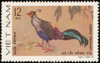 (1979-038a) Марка Вьетнам "Сиамская лофура"  Без перфорации  Птицы III O