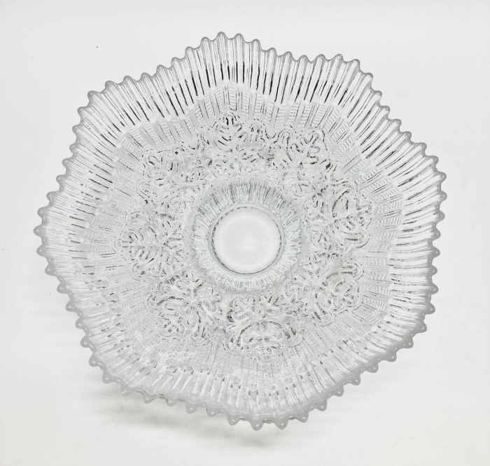 Салатник снежинка, стекло