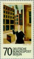 (1977-020) Марка Германия (ФРГ) "Без названия"    Художественная выставка III O