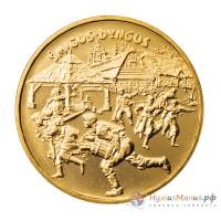 (058) Монета Польша 2003 год 2 злотых "Поливальные понедельник"  Латунь  UNC