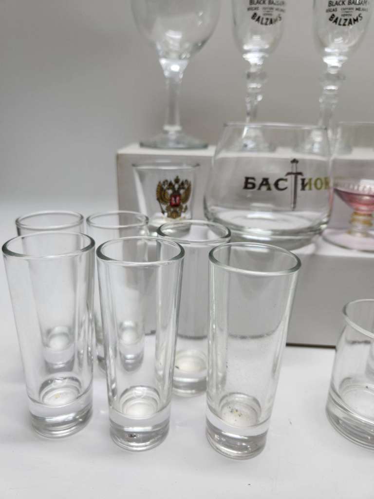 Рюмки Бокал Стопки Стаканы (18 предметов)