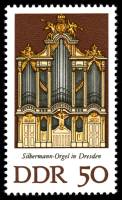 (1976-008) Марка Германия (ГДР) "Дрезден"    Органы Зильбермана III Θ