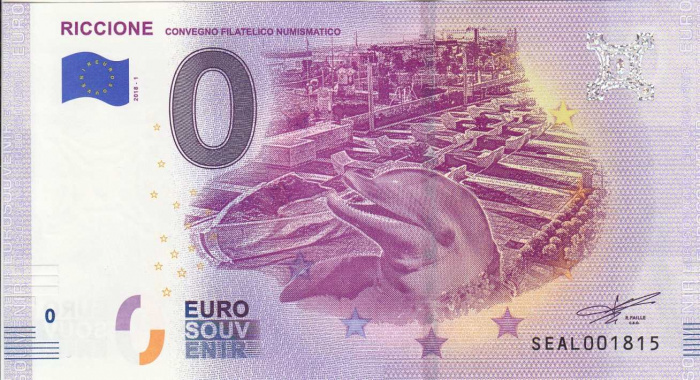 (2018) Банкнота Европа 2018 год 0 евро &quot;Риччоне&quot;   UNC