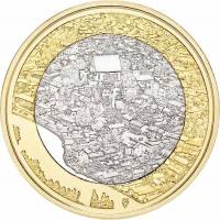 (063) Монета Финляндия 2018 год 5 евро "Долина реки Порвоонйоки" 2. Диаметр 27,25 мм Биметалл  UNC
