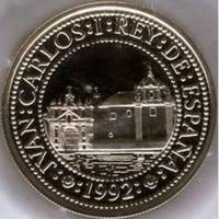 () Монета Испания 1992 год 500  ""   Биметалл (Серебро - Ниобиум)  UNC