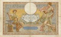 (№1924P-78a.2) Банкнота Франция 1924 год "100 Francs" (Подписи: L)