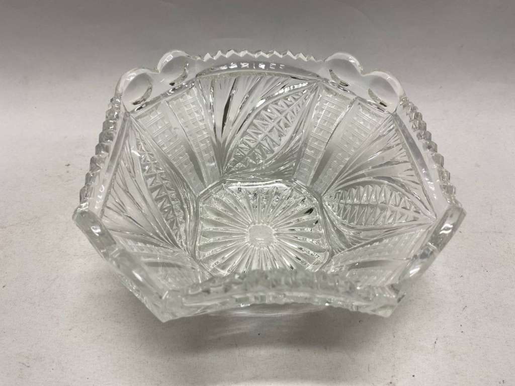 Салатник конфетница хрусталь СССР