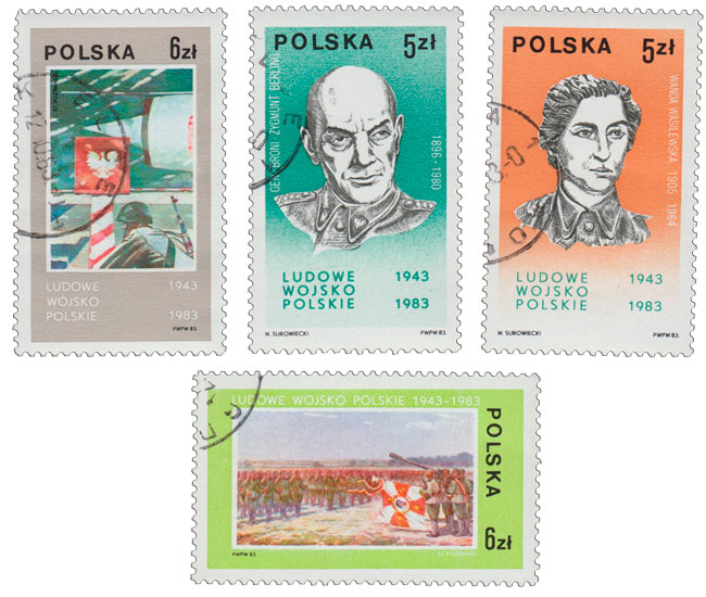 (1983-) Марка Польша &quot;&quot;      III не использовать Θ