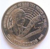 () Монета Великобритания 1998 год 5 фунтов ""  Медь-Никель  AU